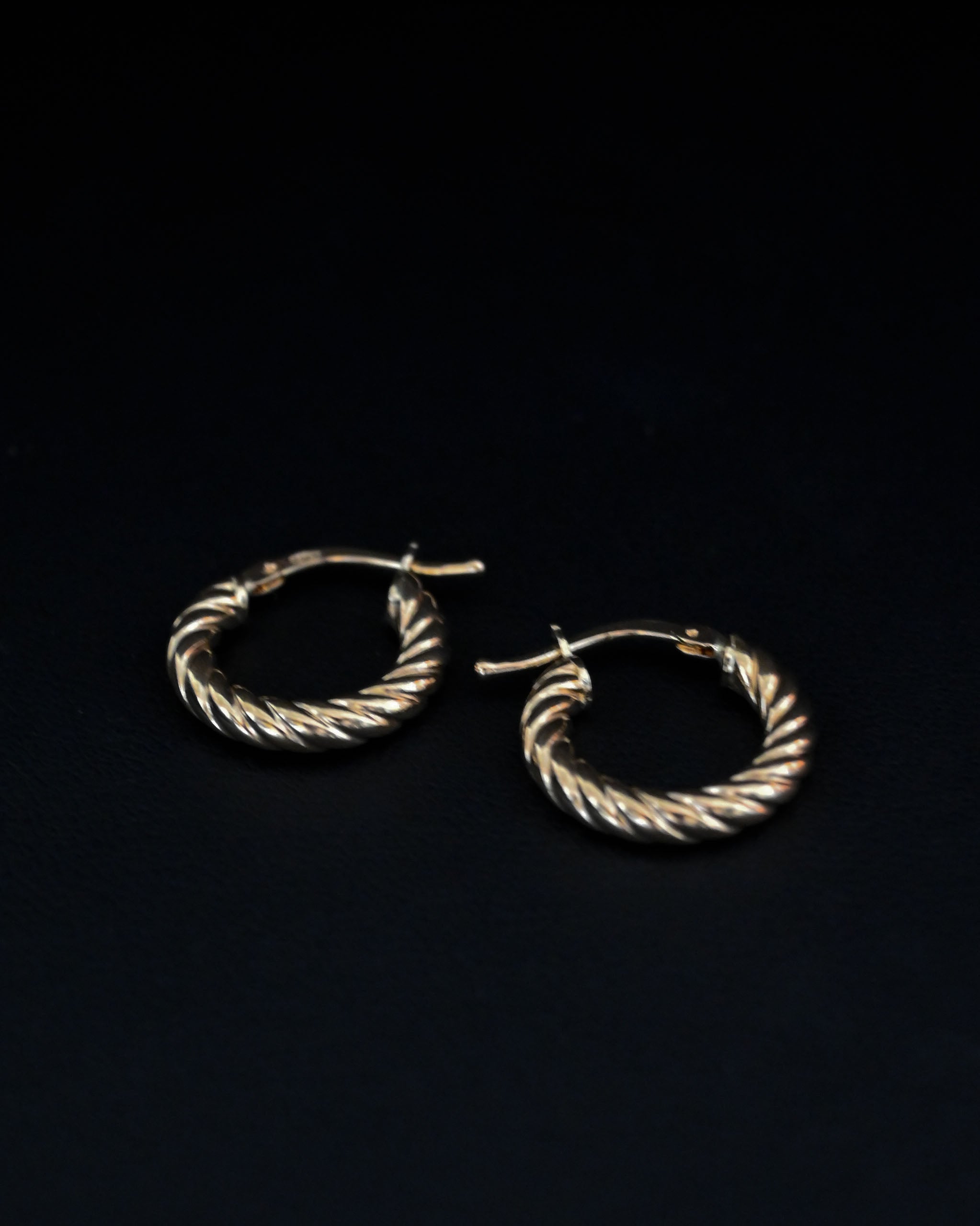 14K Gold Hoops