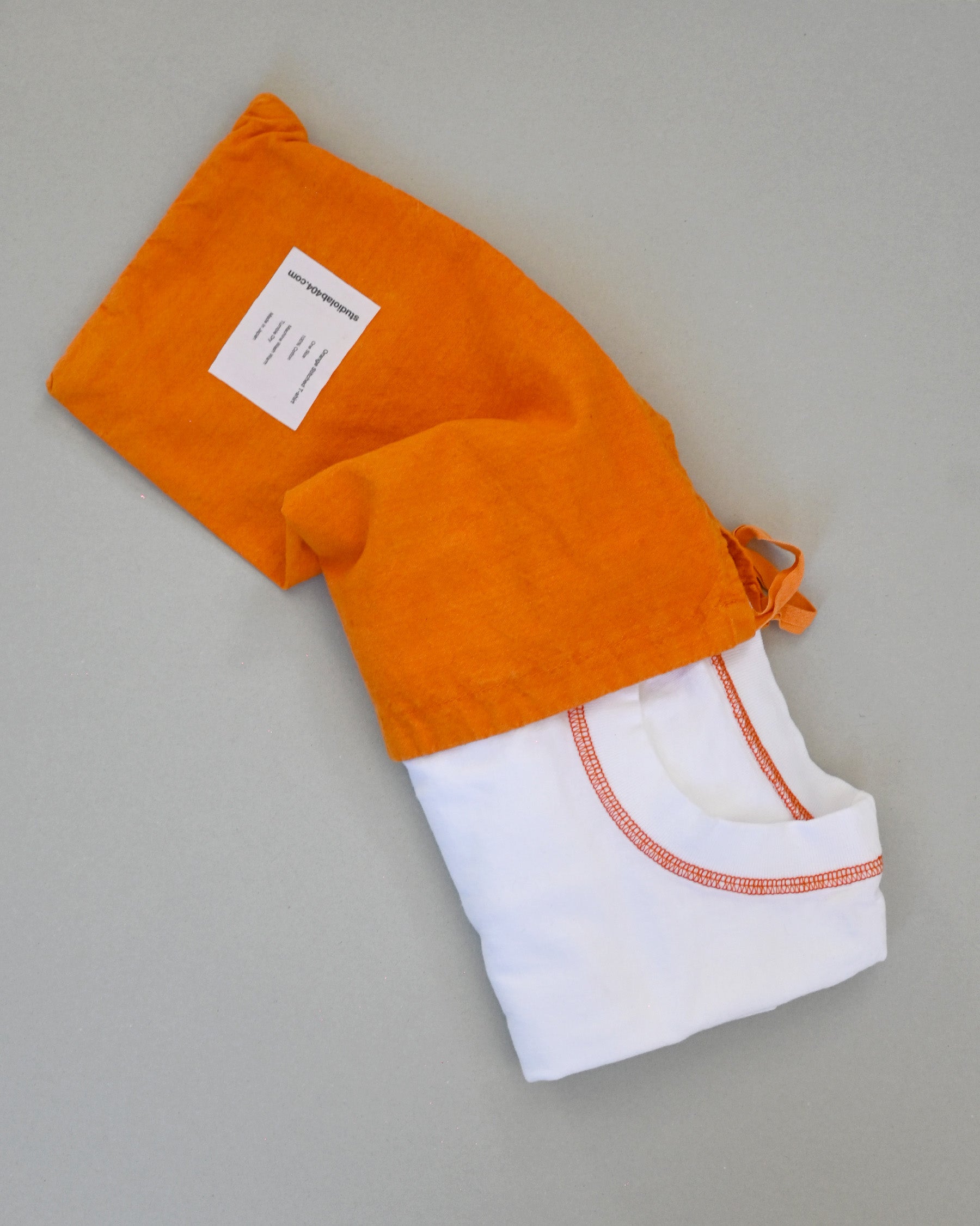 404 Orange Stitched S/S Tee