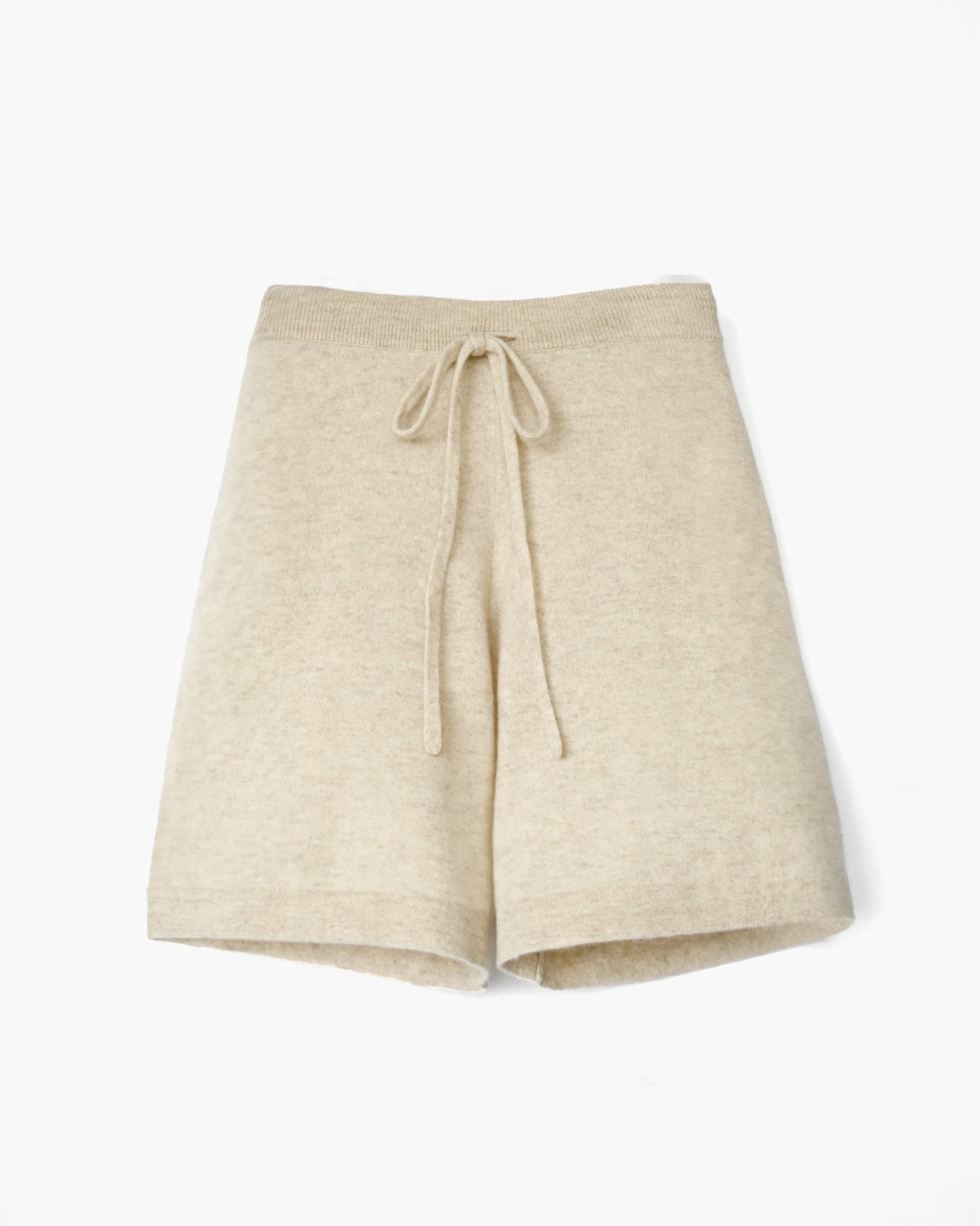 404 Cashmere Loose Shorts - Beige