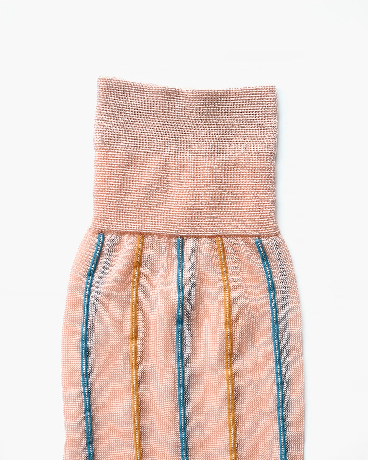 Striped Dress Socks - Pink