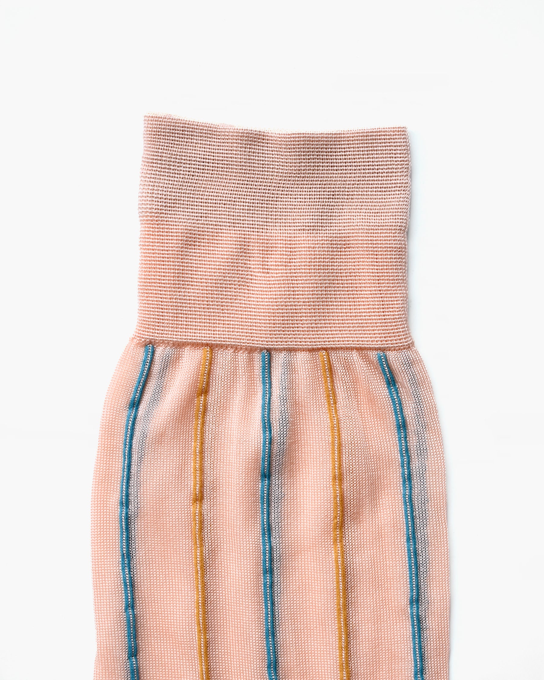 Striped Dress Socks - Pink