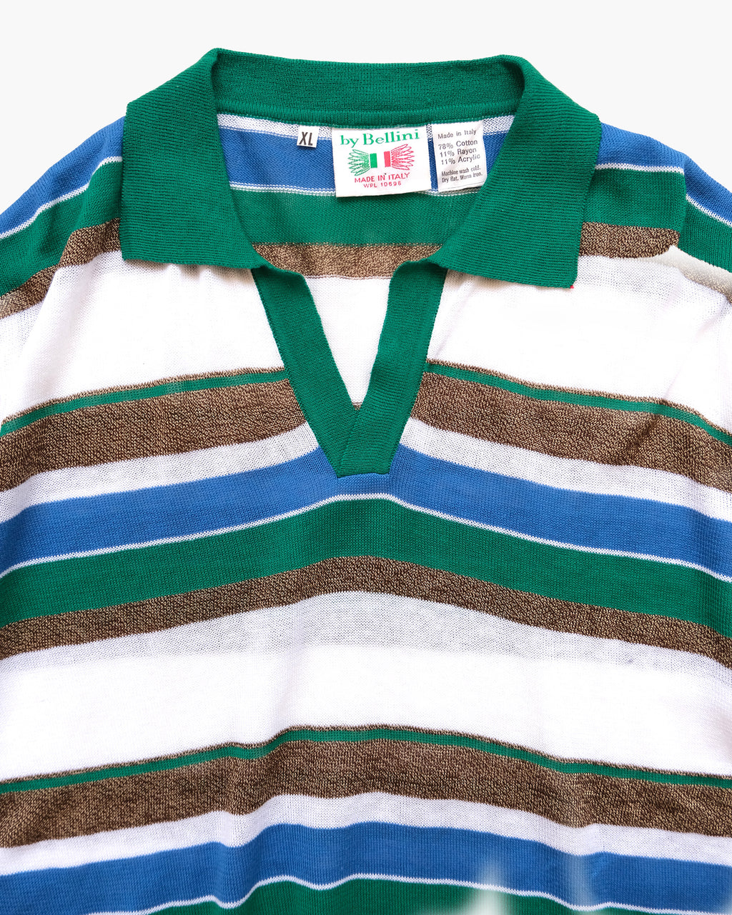 Design Acrylic Knit Polo Made in Italy