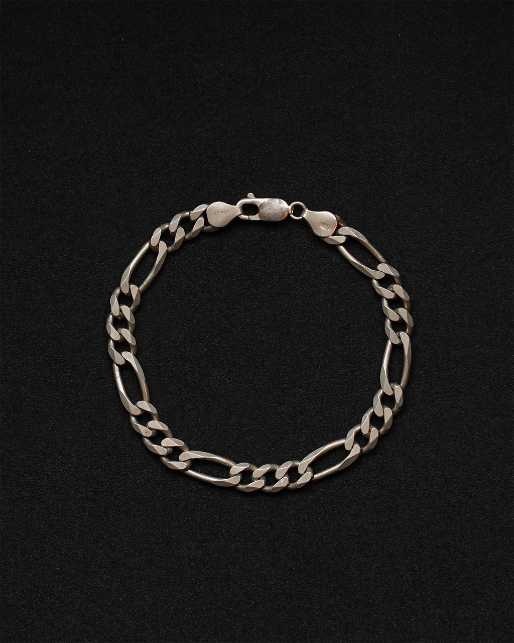 Silver Elongated Link Bracelet (SVBL26049-2)