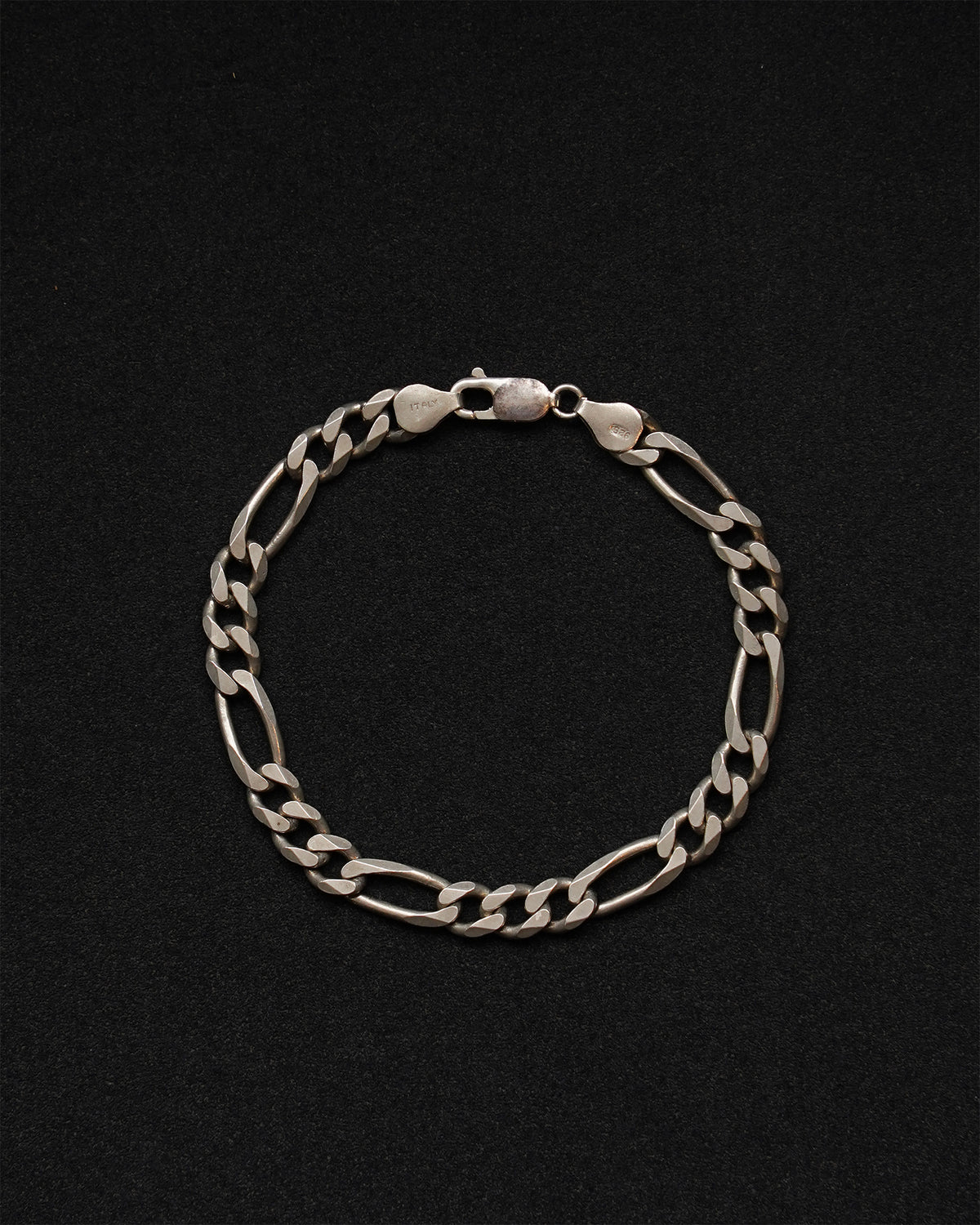 Silver Elongated Link Bracelet (SVBL26049-2)