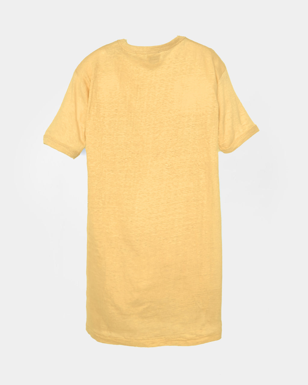 Pale Color T-shirt - Mustard