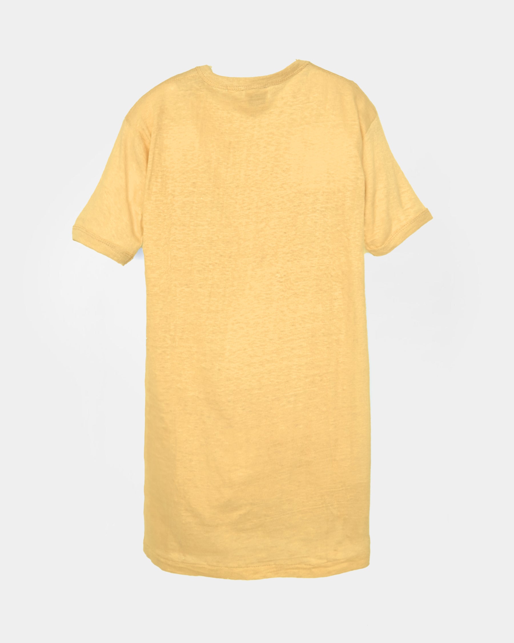 Pale Color T-shirt - Mustard