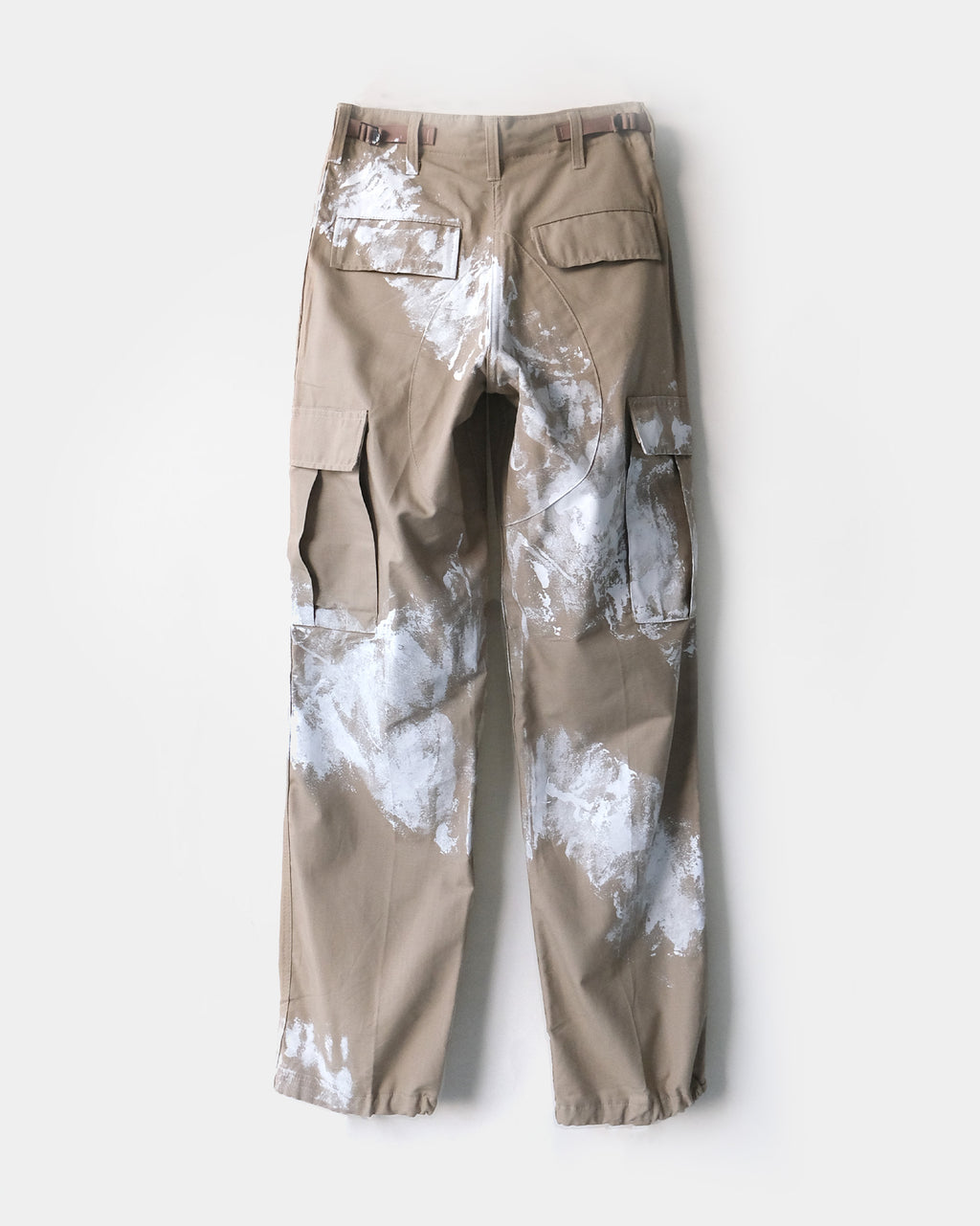 404irregular - Painted 6 Pockets Pants - Beige