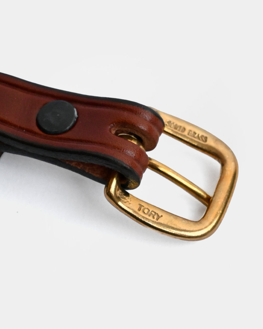 "TORY Leather" Leather Belt - Light Brown