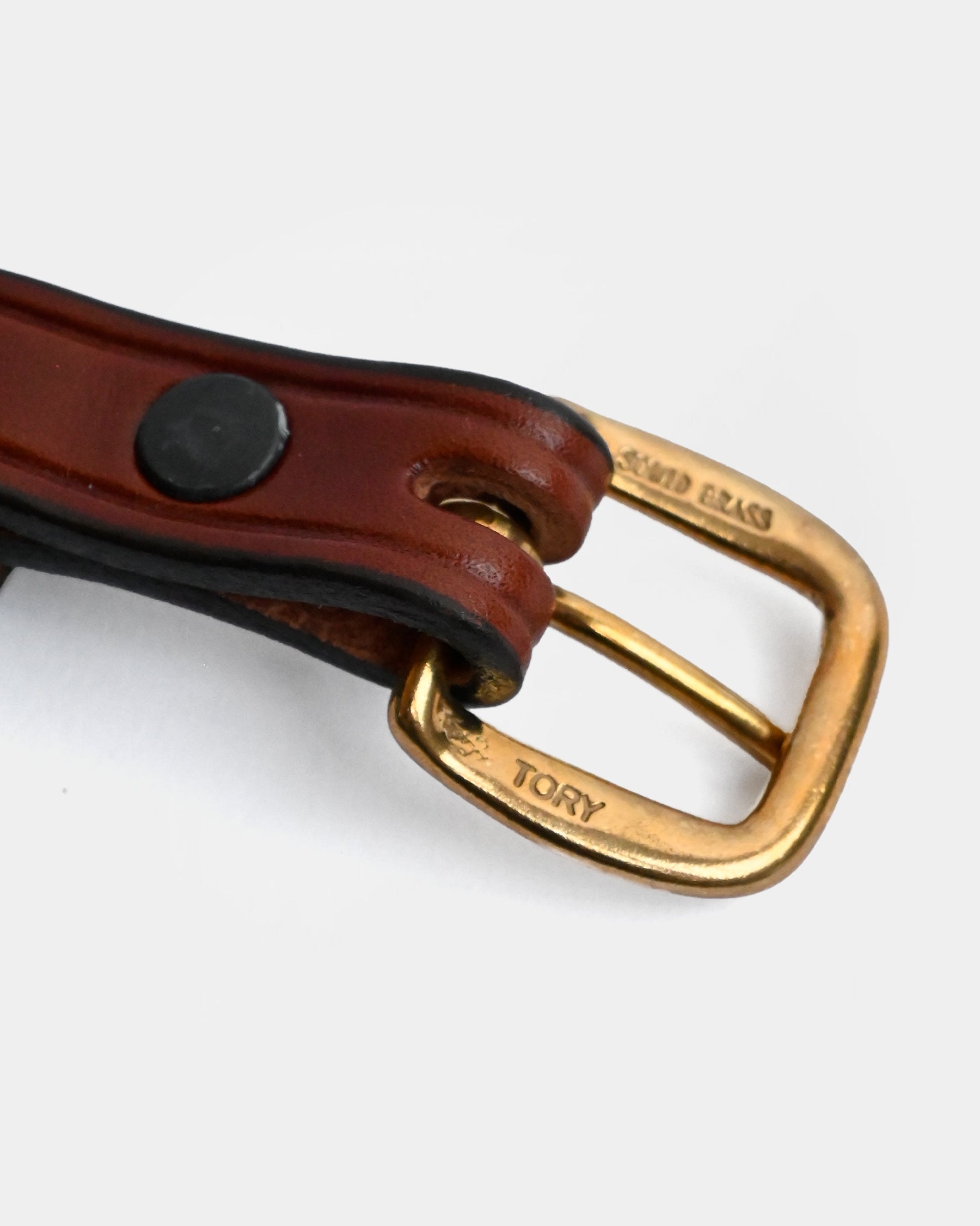 "TORY Leather" Leather Belt - Light Brown