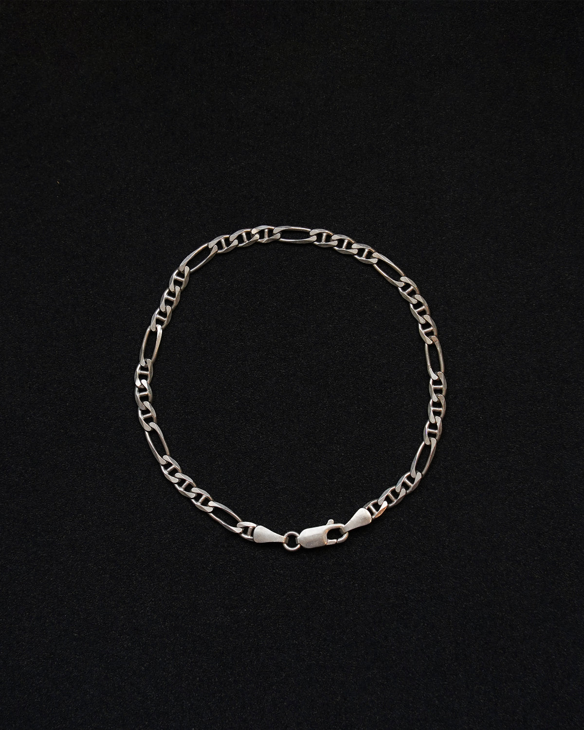 Silver 925 Mixed Link Bracelet (SVBL26050-1)