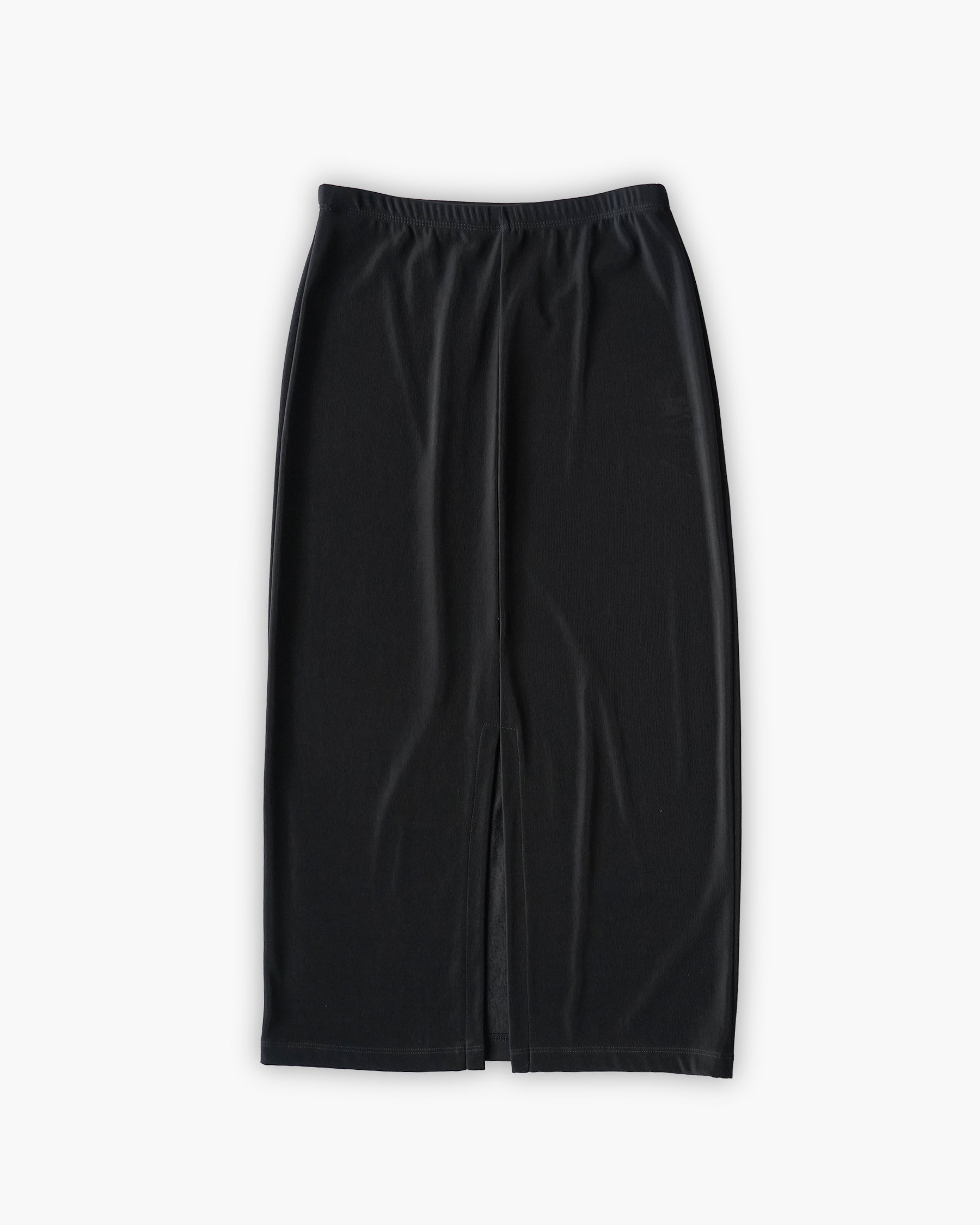 Spandex Back Slit Long Skirt