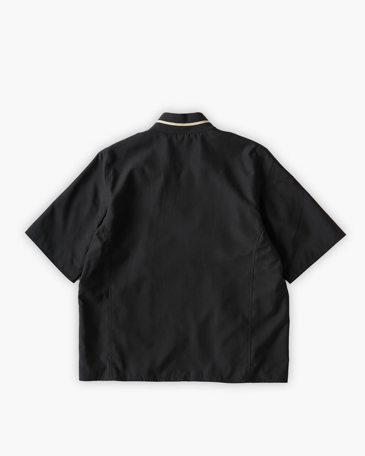 Peach Skin Half Sleeve Zip Jacket