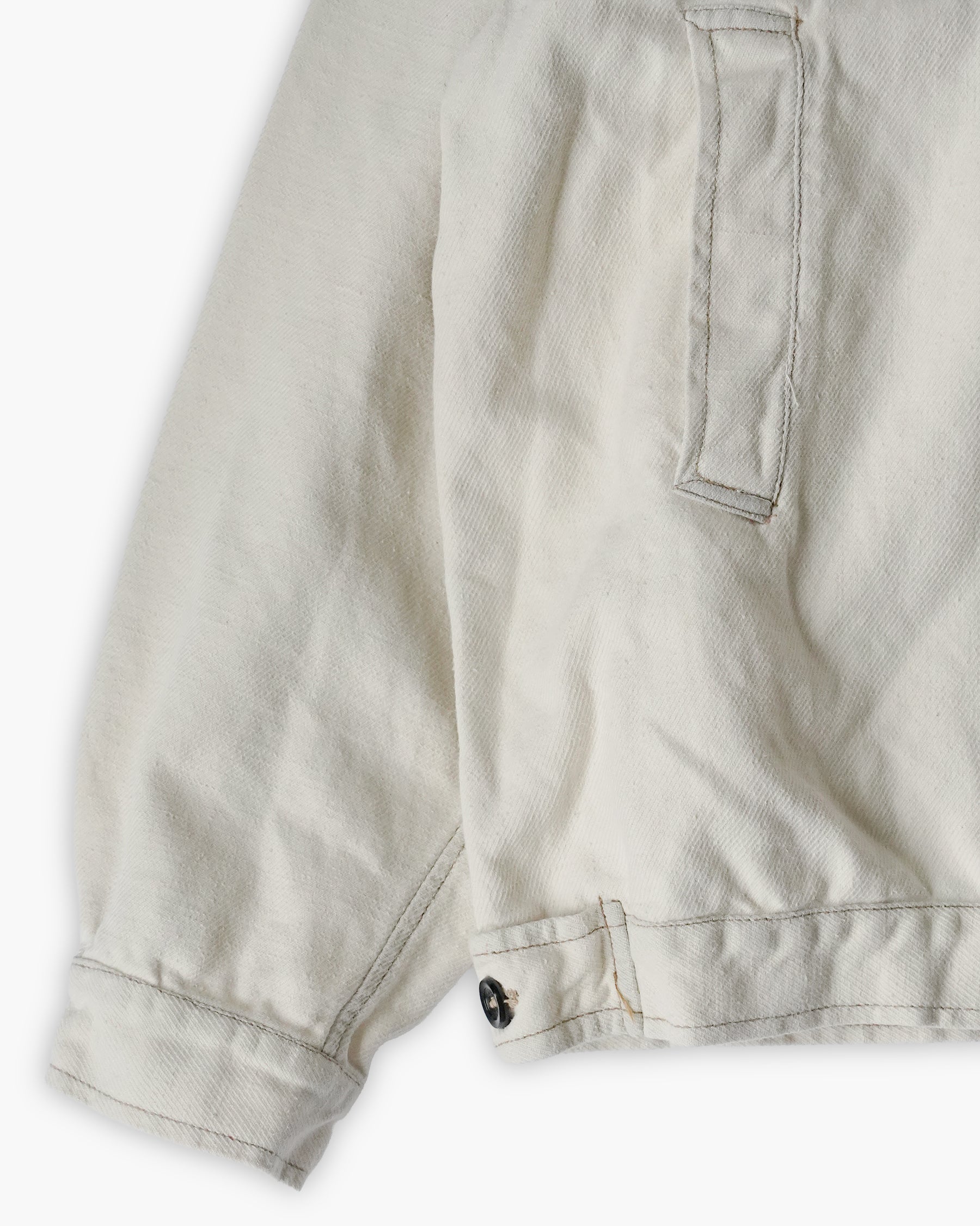 Cotton Work Soft Jacket - White