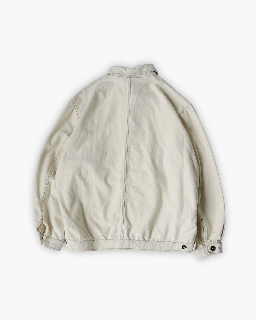Cotton Work Soft Jacket - White