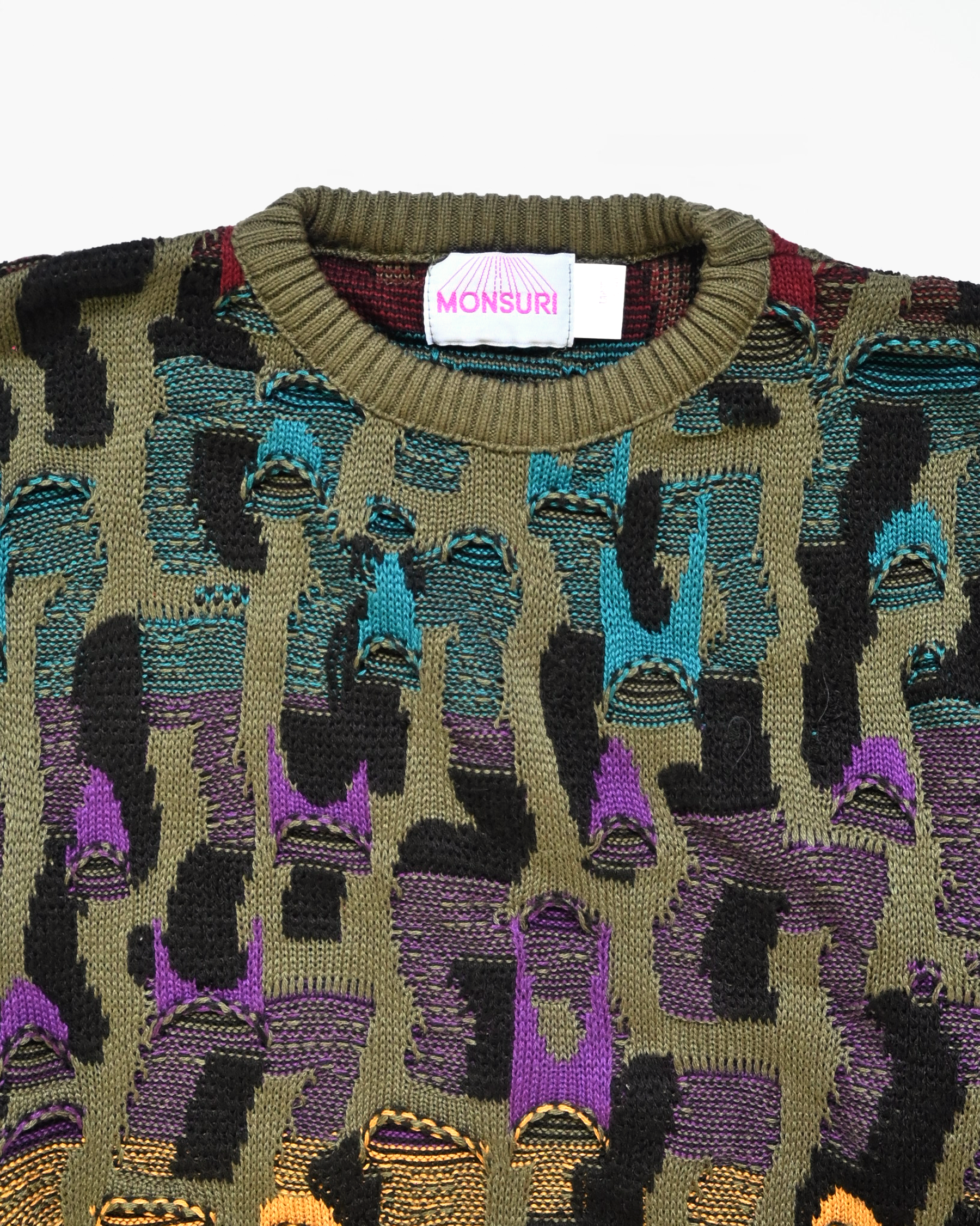 1980's 3D Knit Sweater