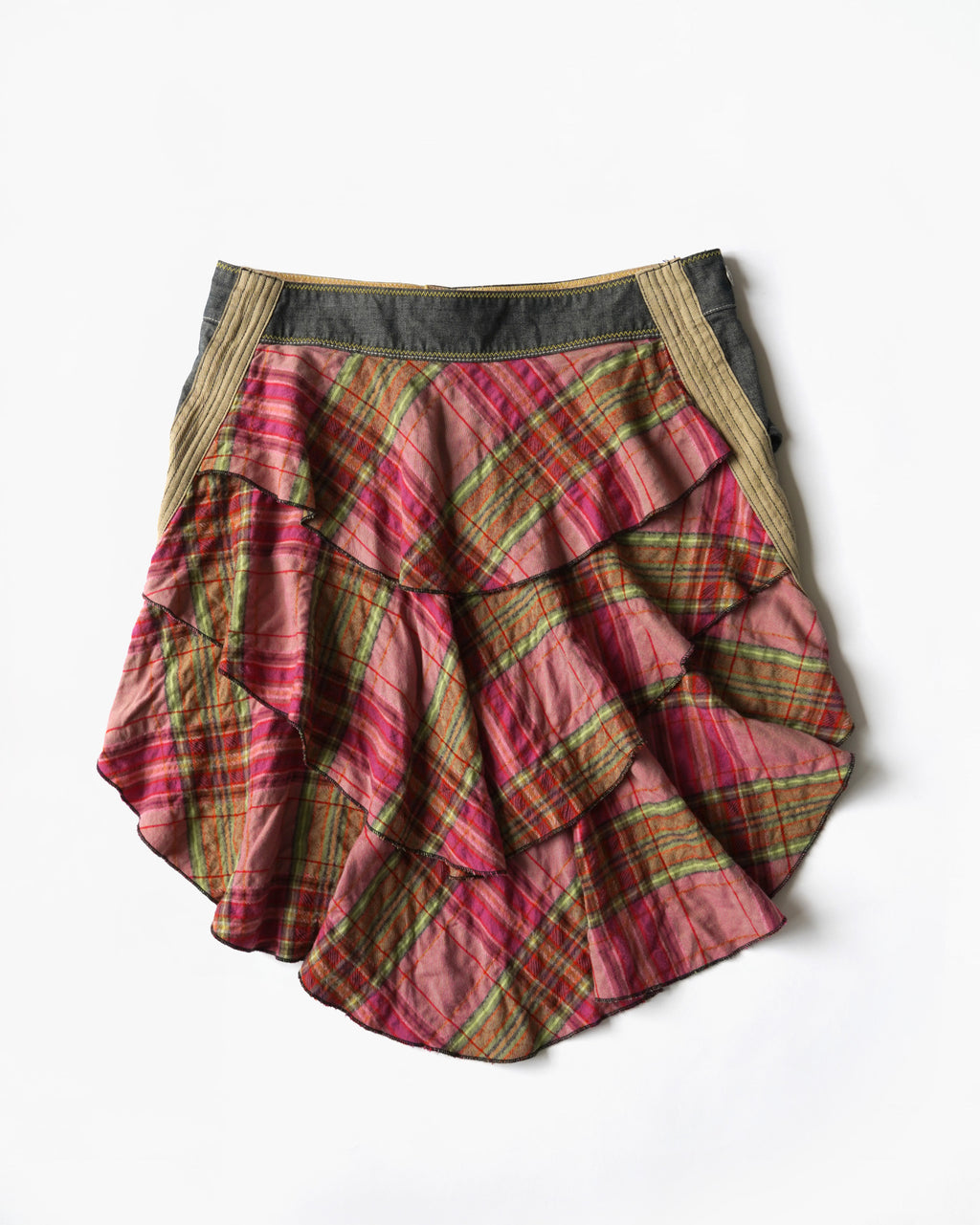 00s  Asymmetric Mini Skirt