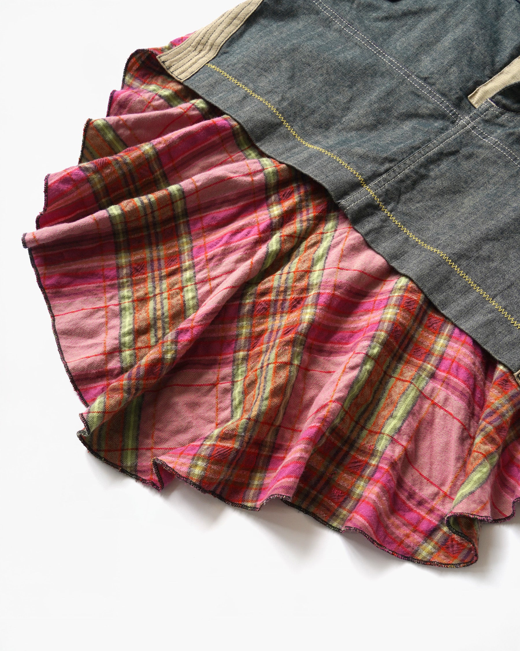 00s  Asymmetric Mini Skirt
