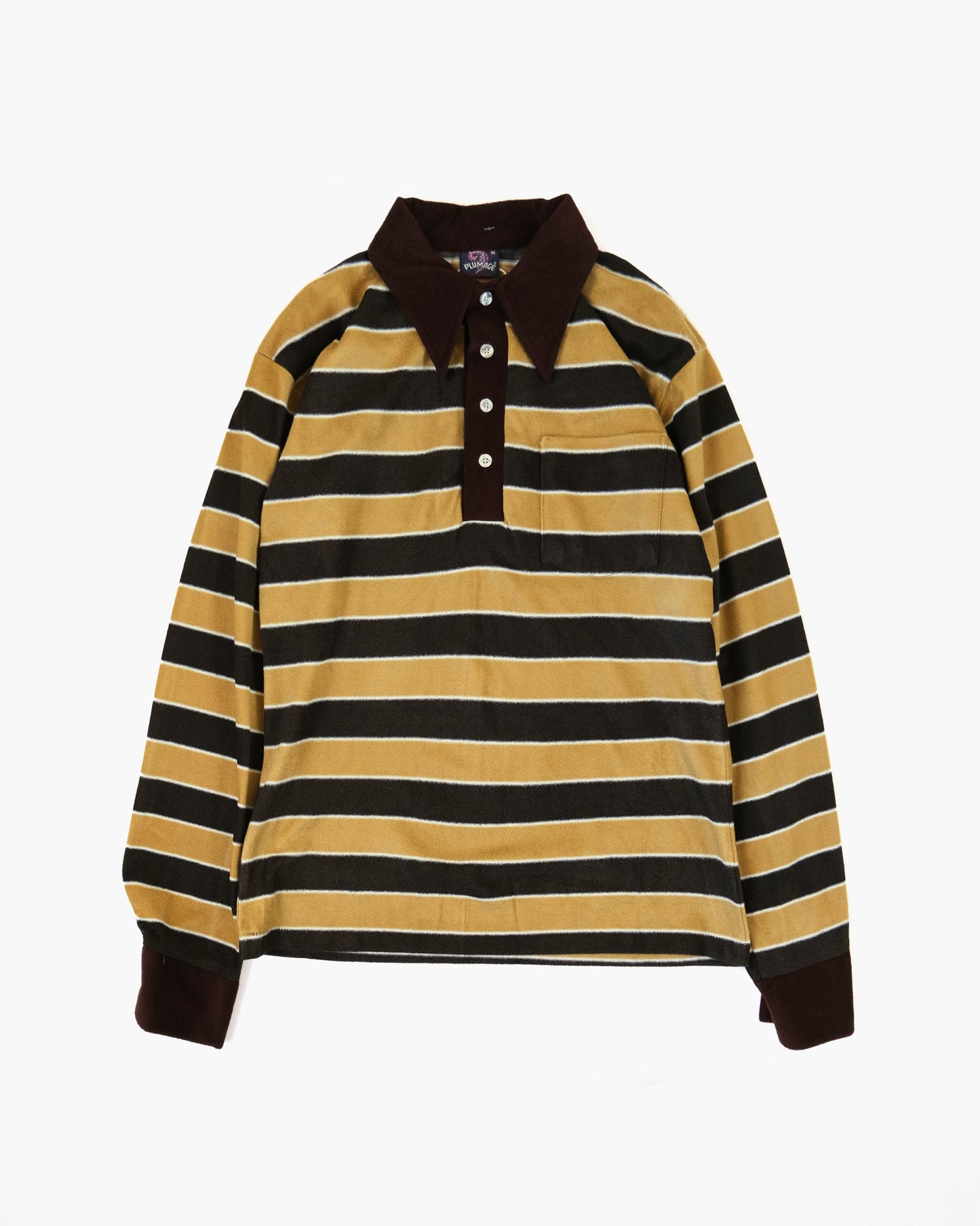 Velour Polo - Yellow