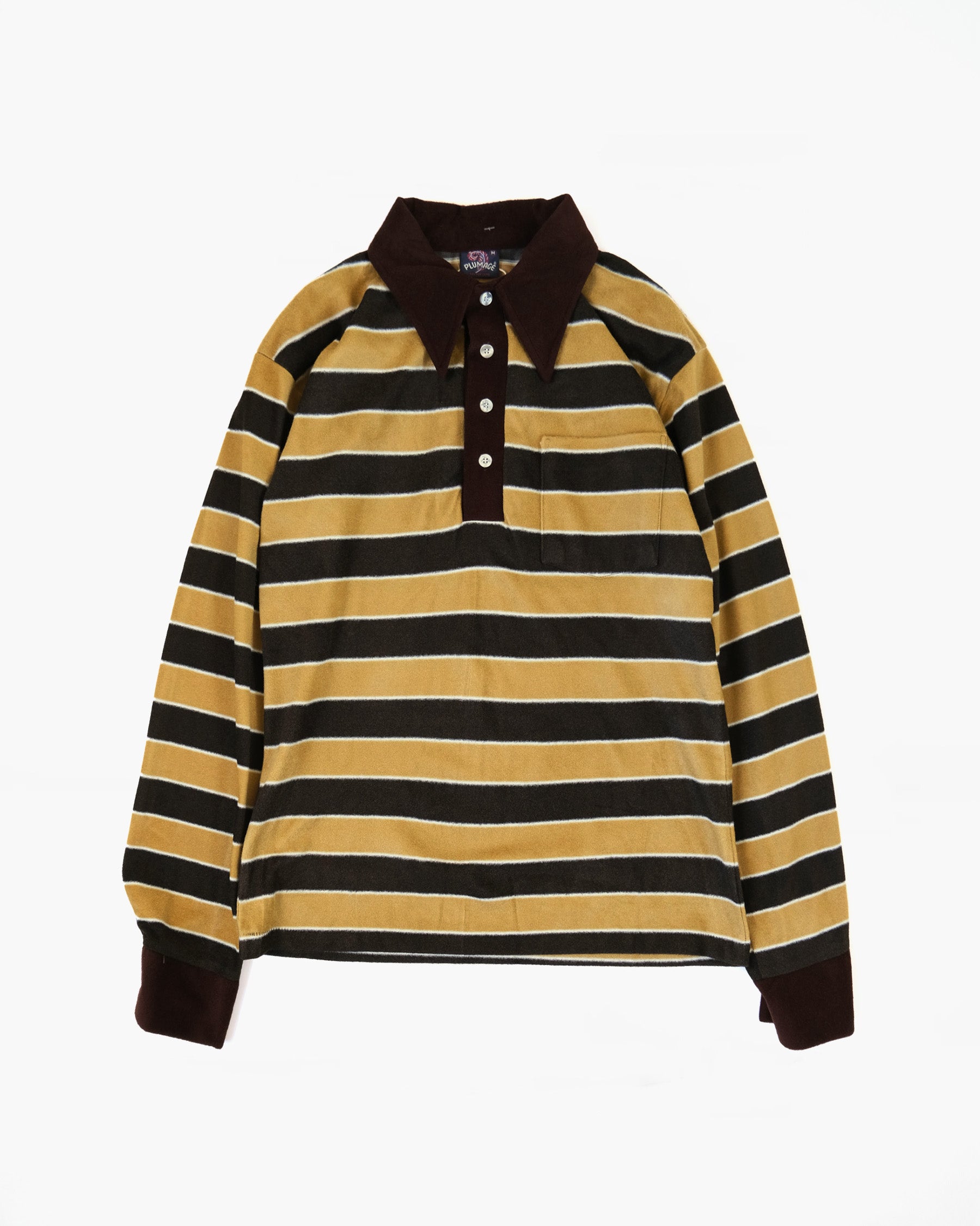 Velour Polo - Yellow