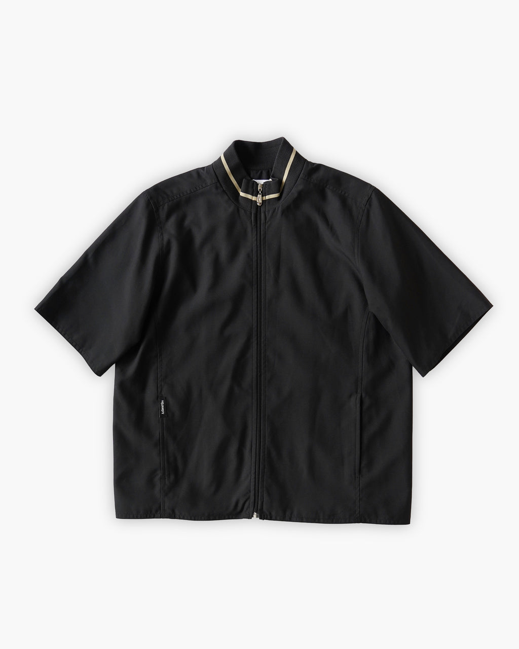 Peach Skin Half Sleeve Zip Jacket