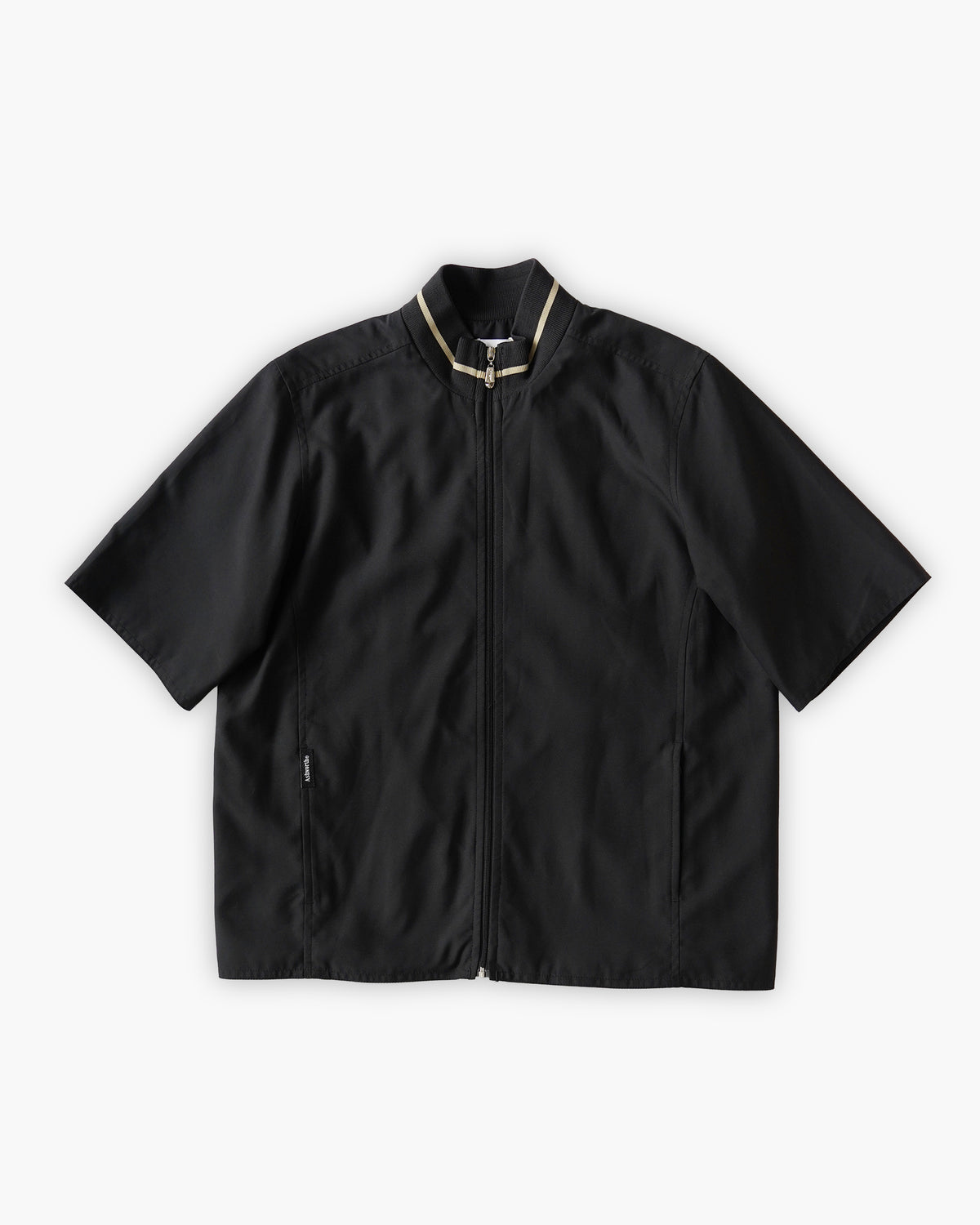 Peach Skin Half Sleeve Zip Jacket