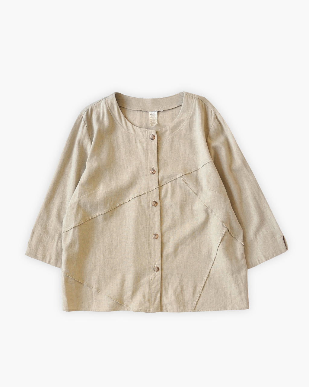 Linen Rayon Patchwork Design Jacket