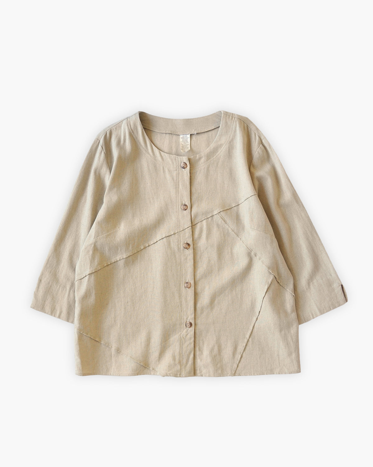 Linen Rayon Patchwork Design Jacket