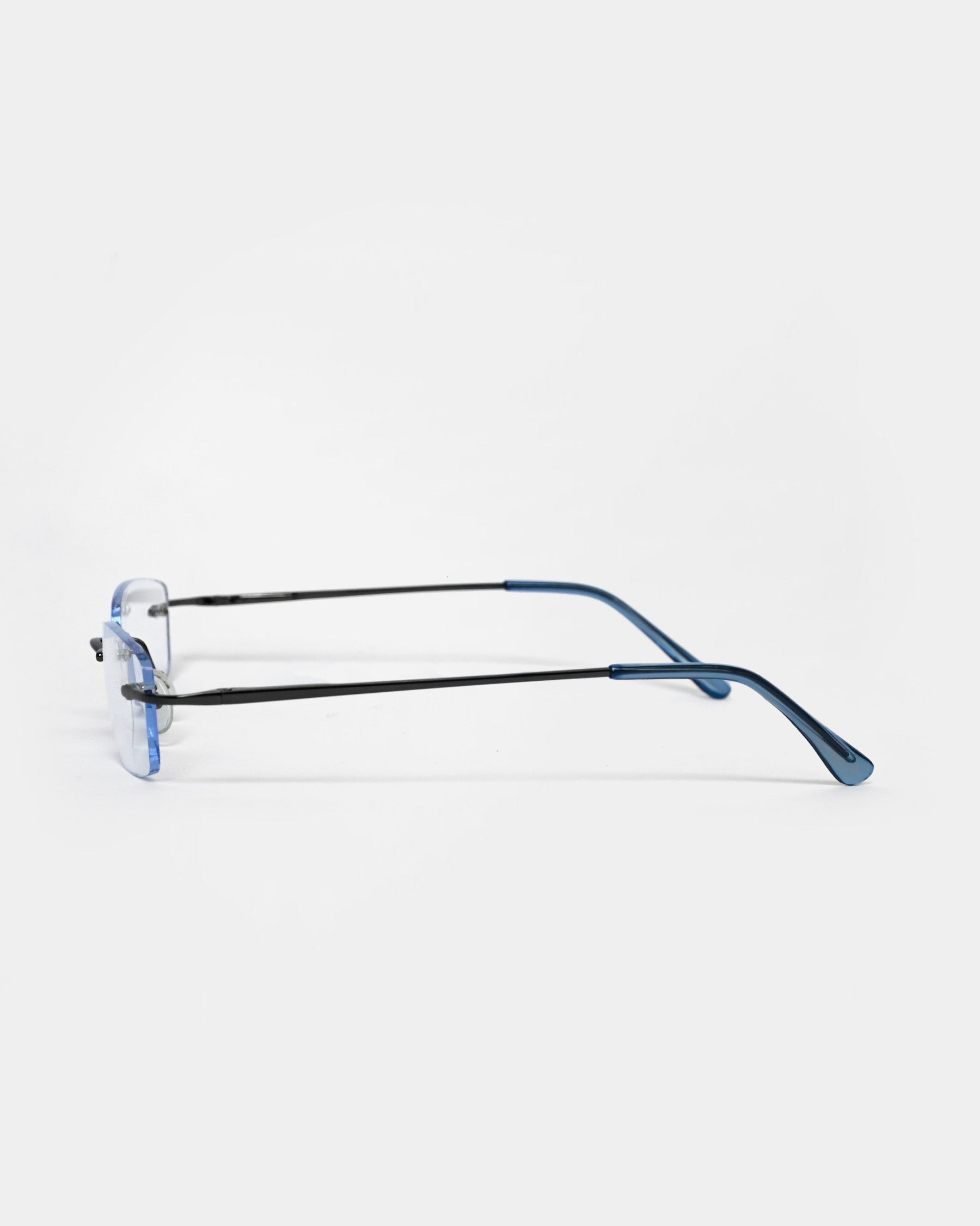NOS 90s Light Blue Lens Framless Sunglasses