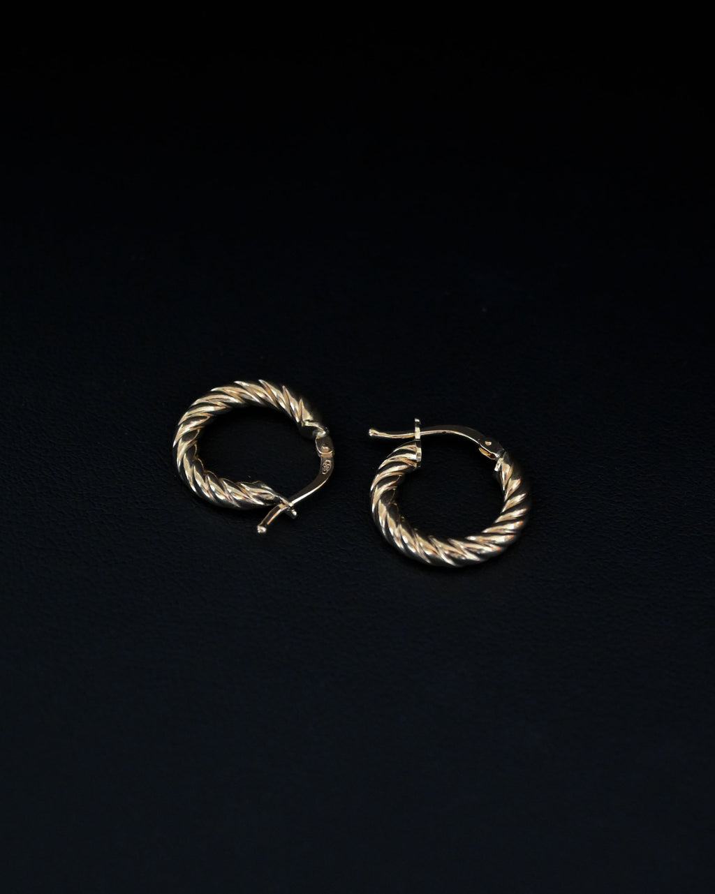 14K Gold Hoops
