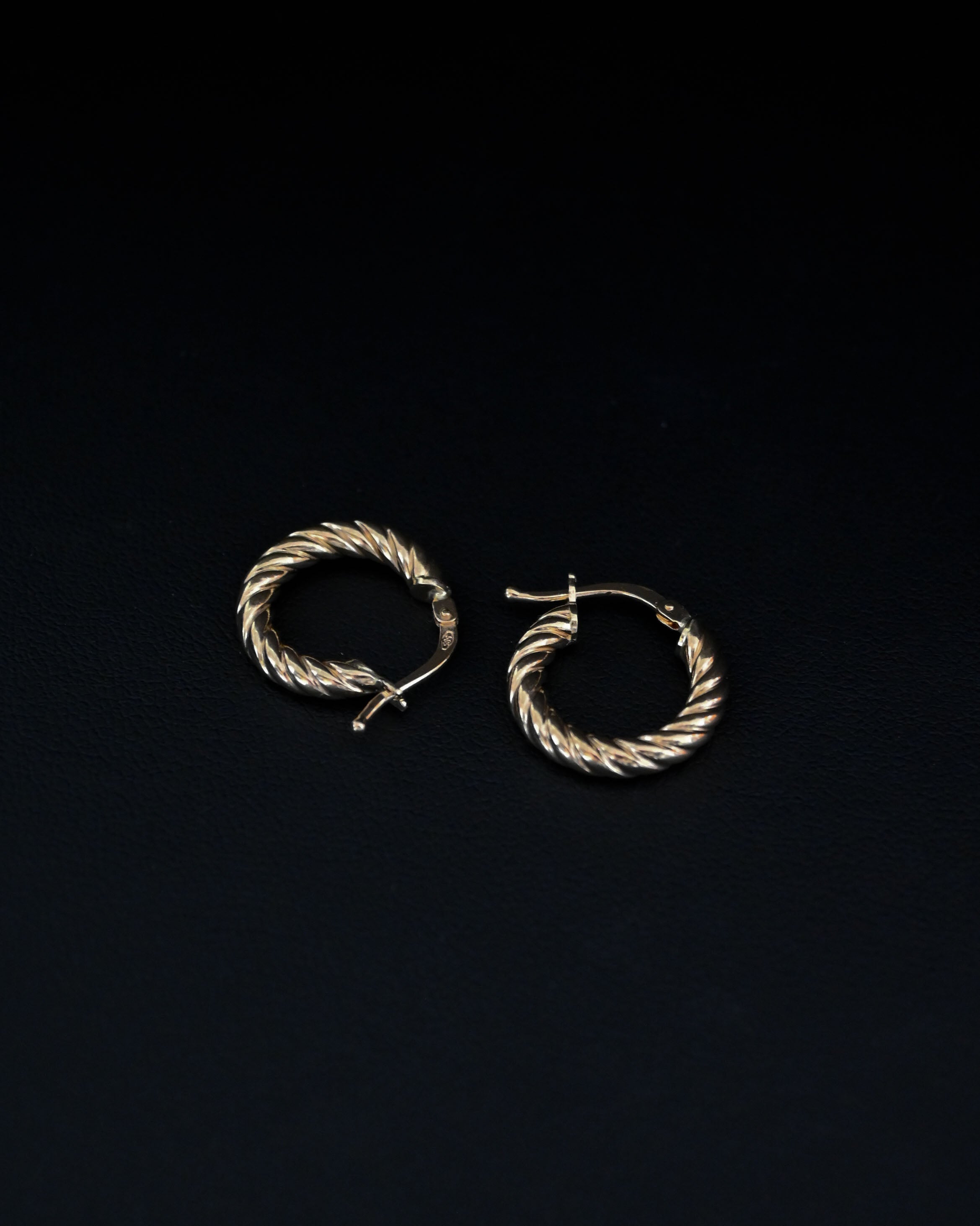 14K Gold Hoops