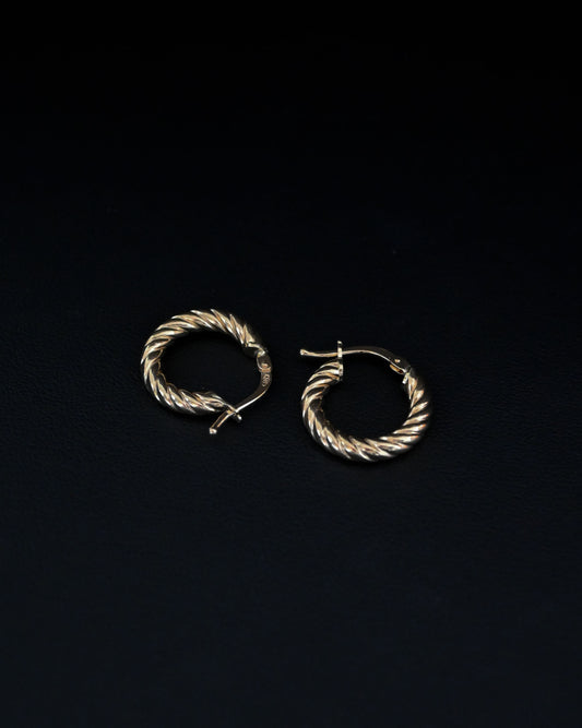 14K Gold Hoops