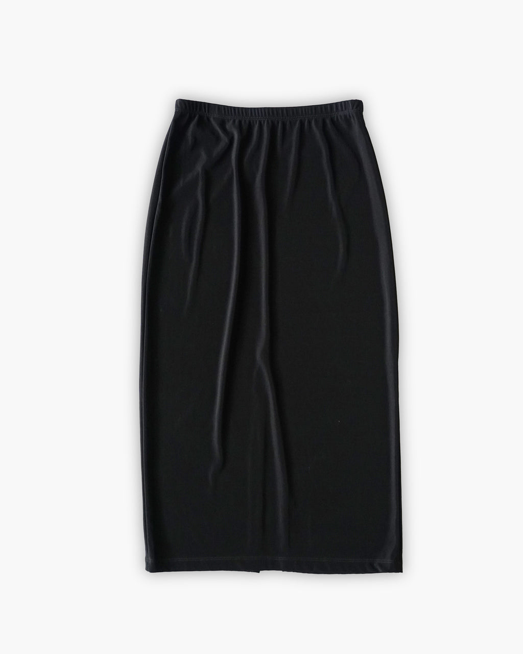 Spandex Back Slit Long Skirt