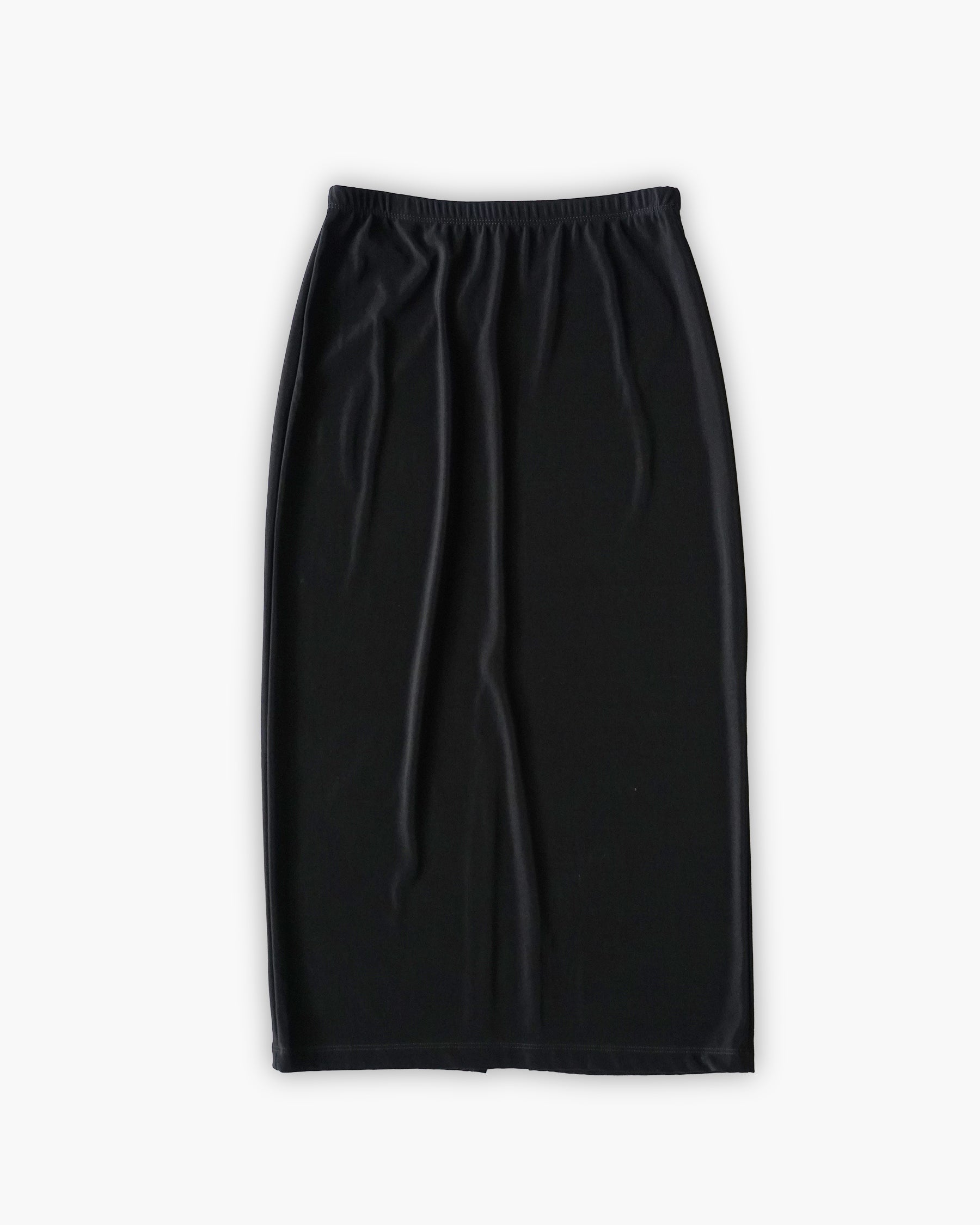 Spandex Back Slit Long Skirt