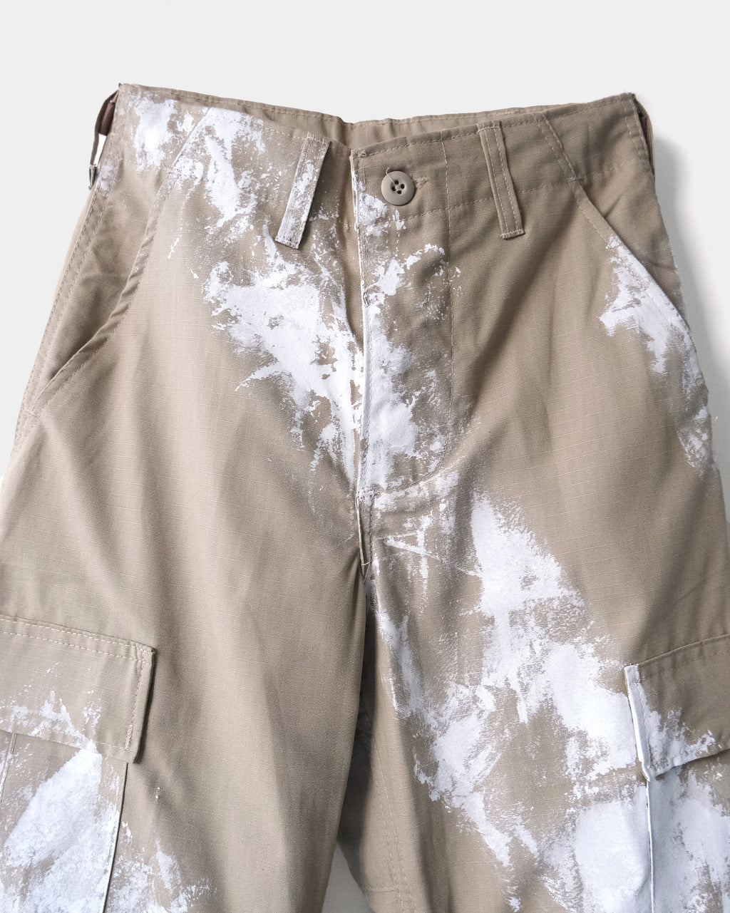 404irregular - Painted 6 Pockets Pants - Beige