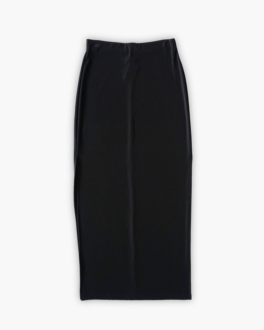 Spandex Side Slit Long Skirt