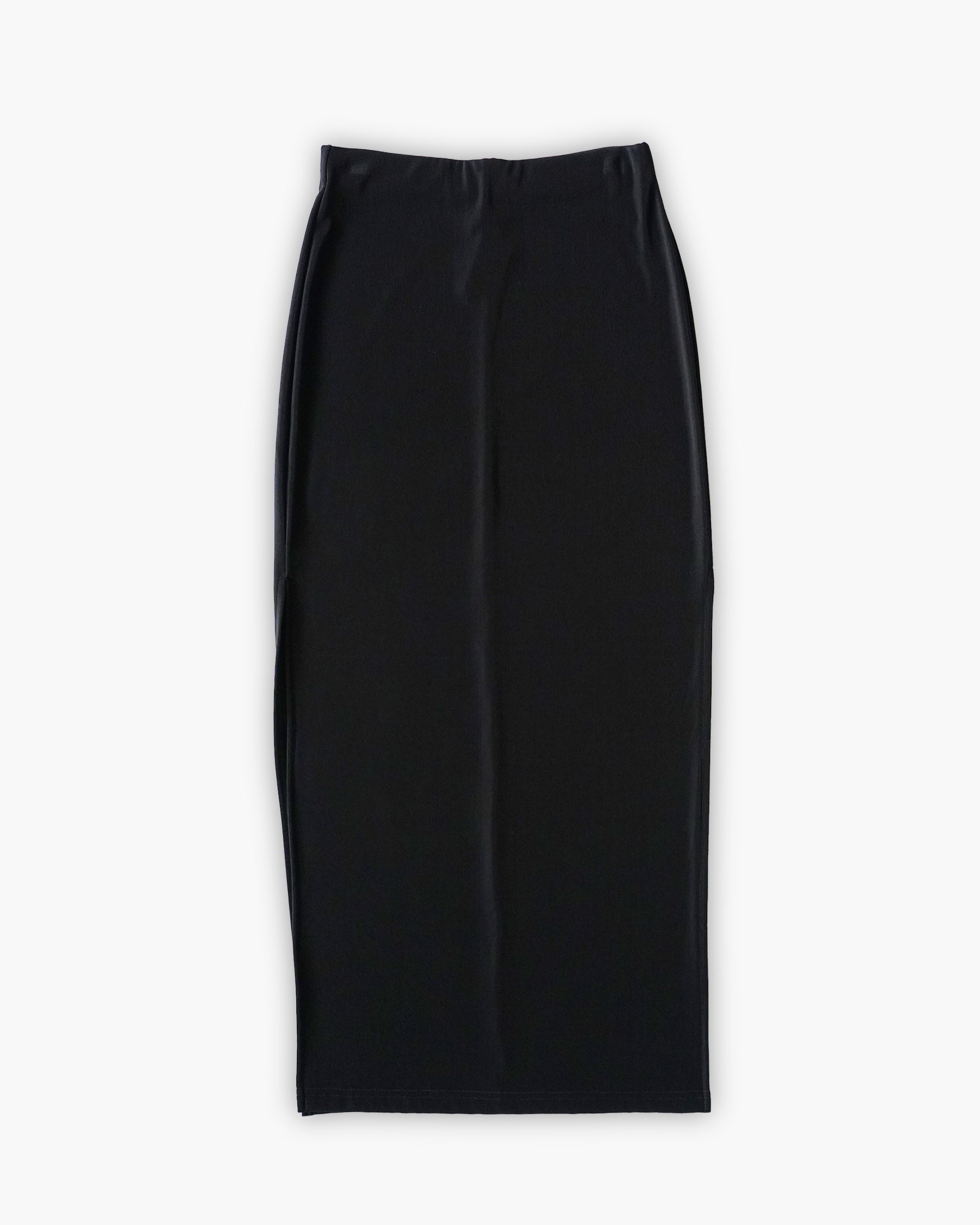 Spandex Side Slit Long Skirt