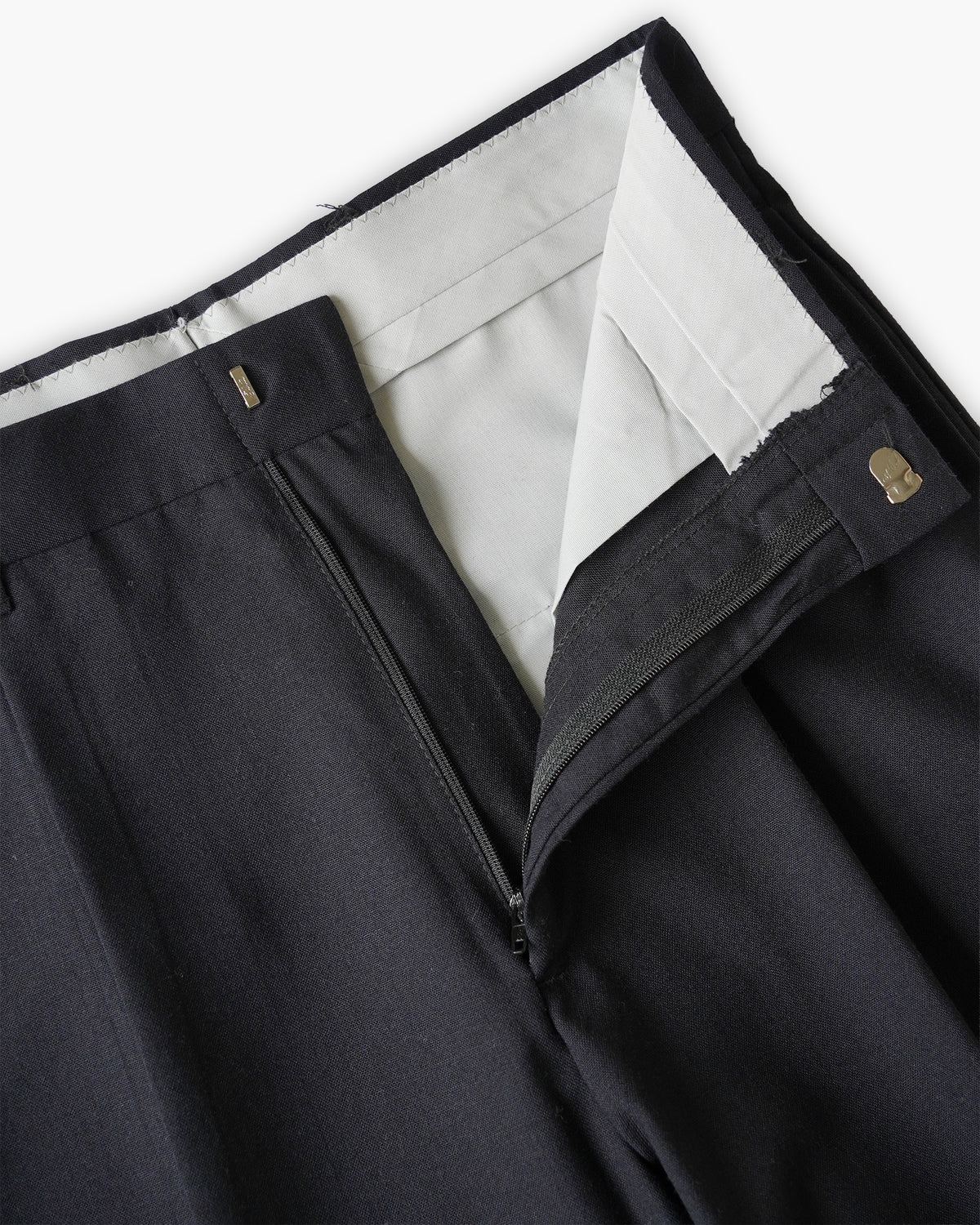 Cropped Wool Trousers