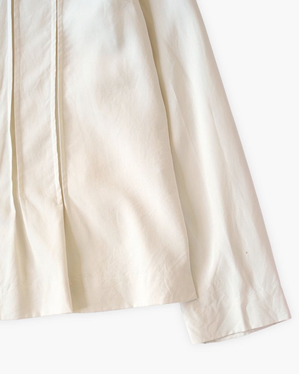 100% Silk Stand Collar Blouse