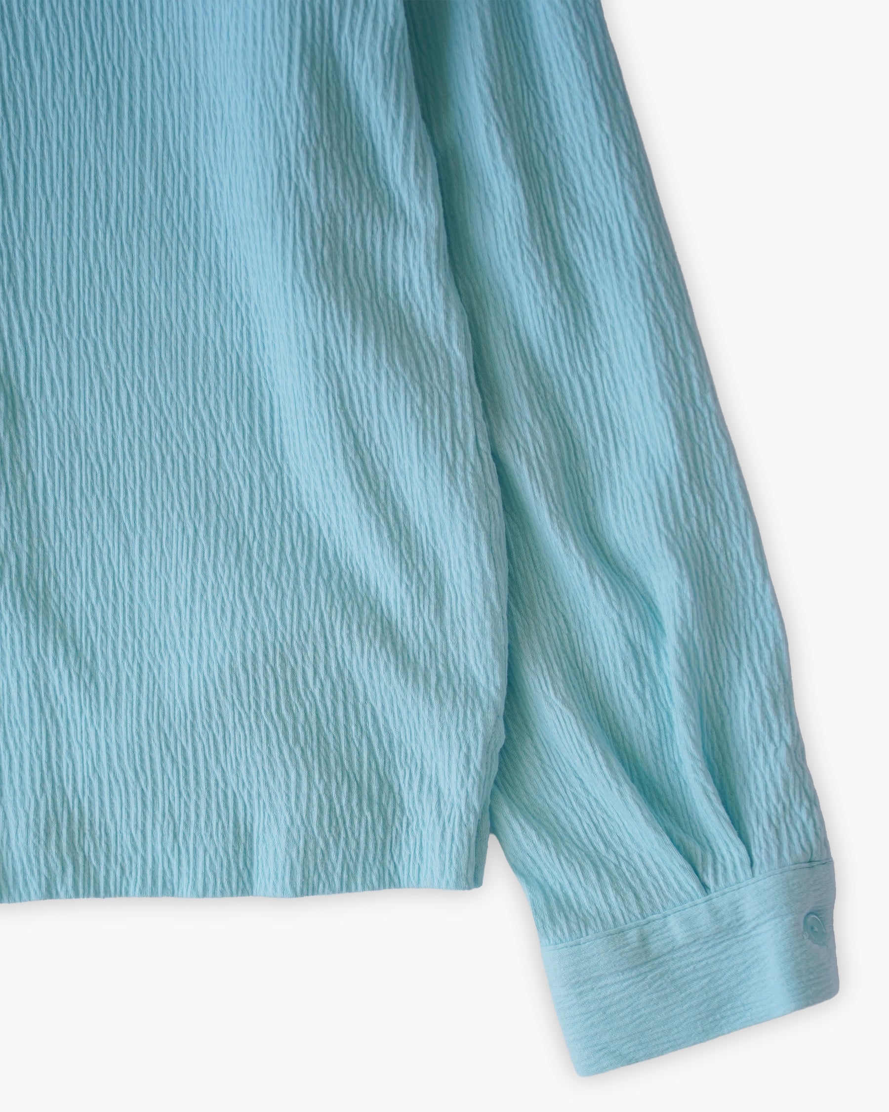Soft Pale Blue Texured Shirt