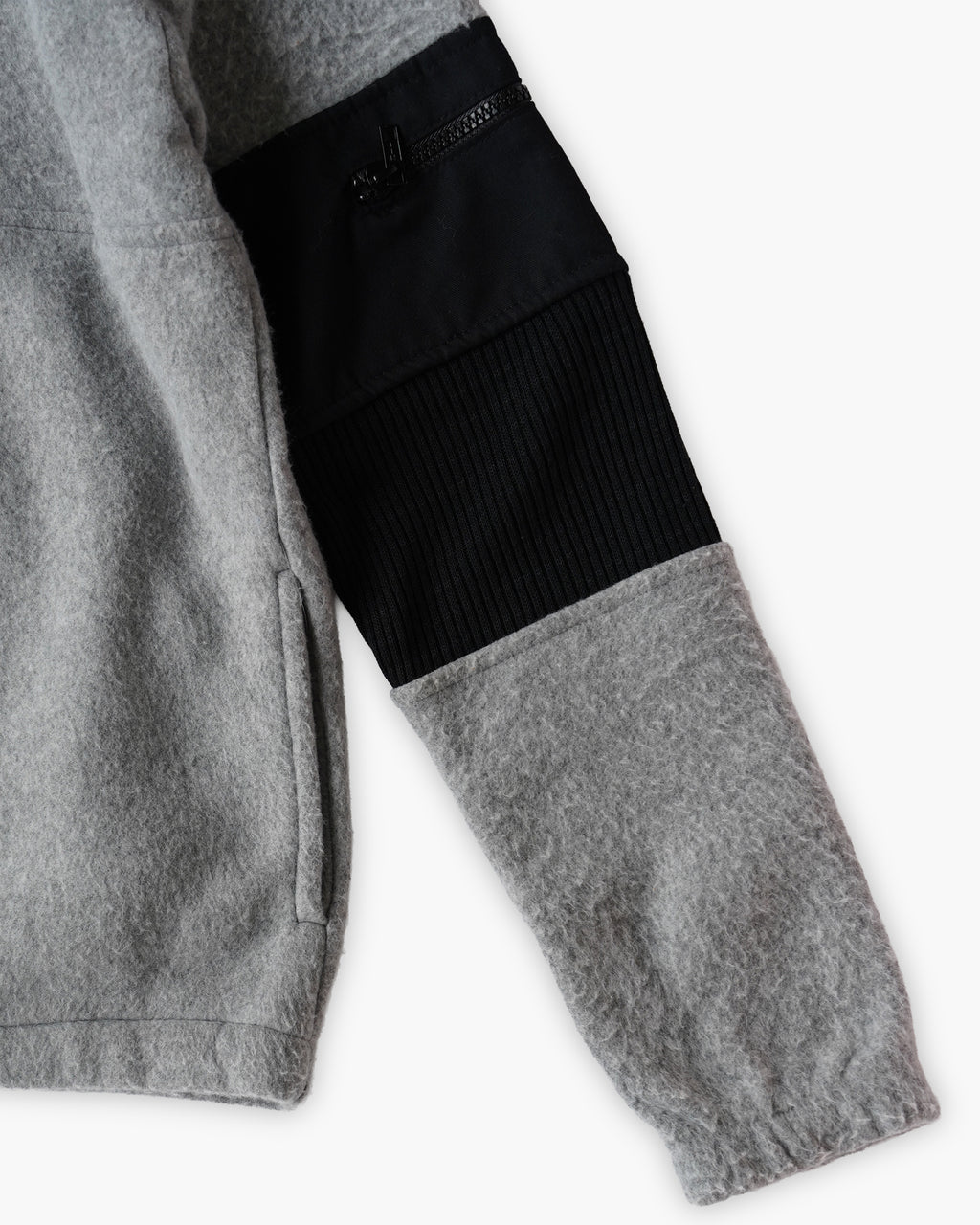 Fleece Pullpver - Gray