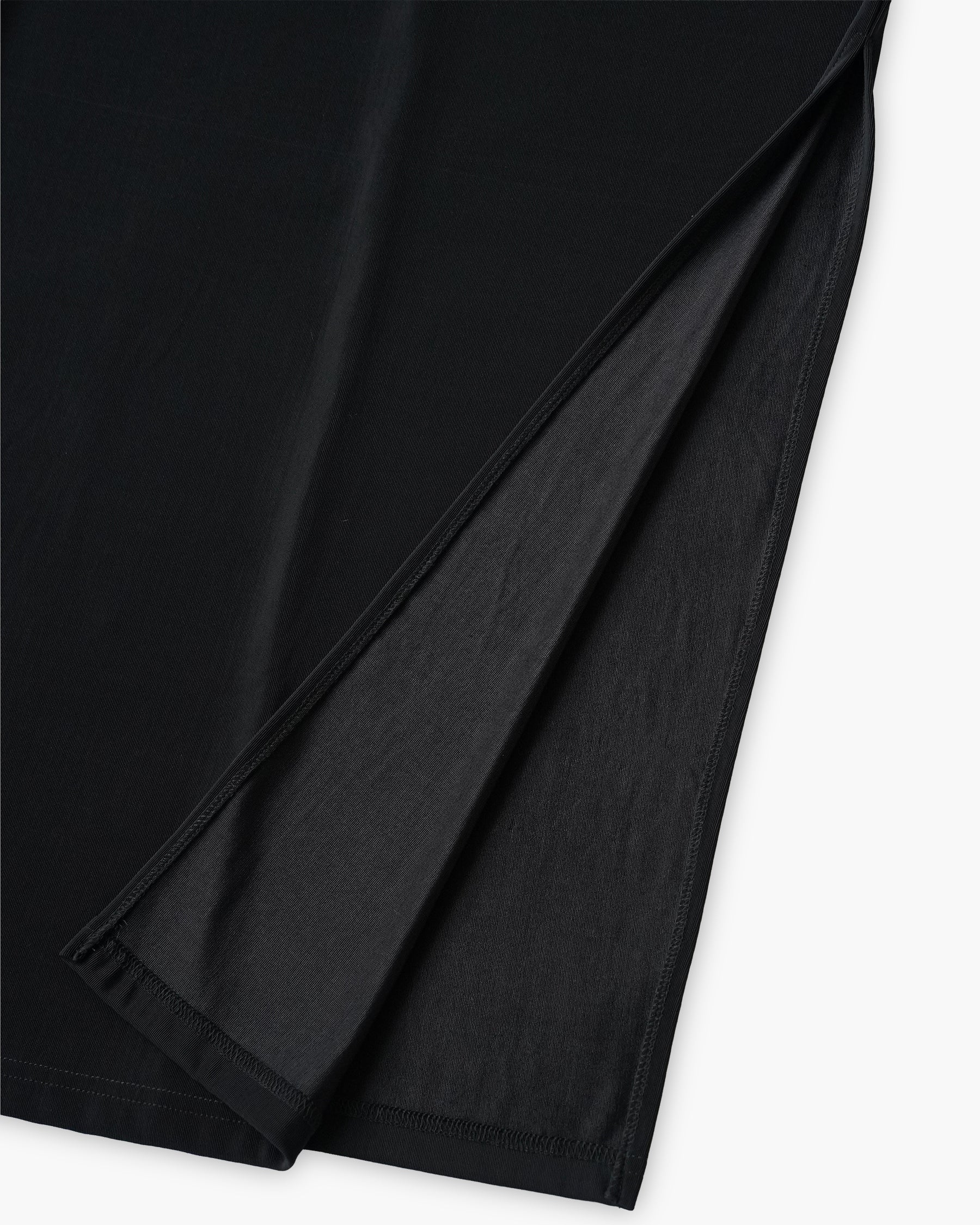 Spandex Side Slit Long Skirt