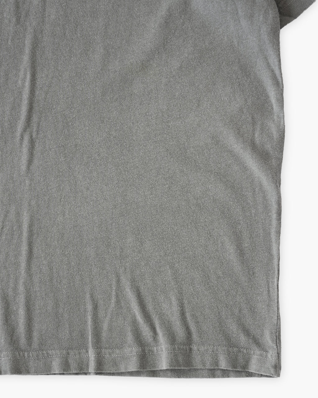 "GAP" Sand Color Pigment Washed Tee - Light Green