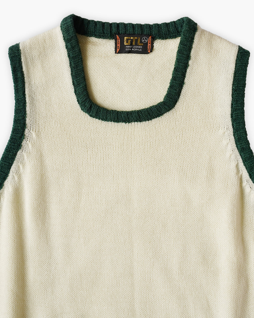 Hand Loomed Acrylic Knit Vest