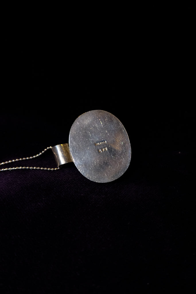 Large Tigers Eye Stone Pendant