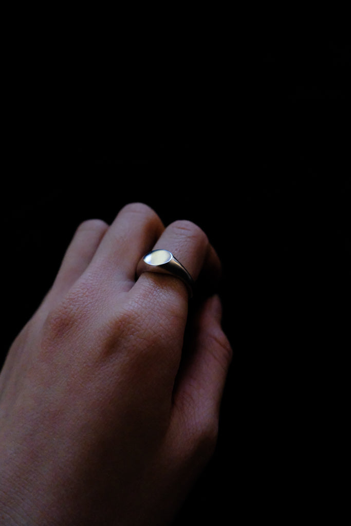 Silver Signet Ring (Circle) 7,10,11号