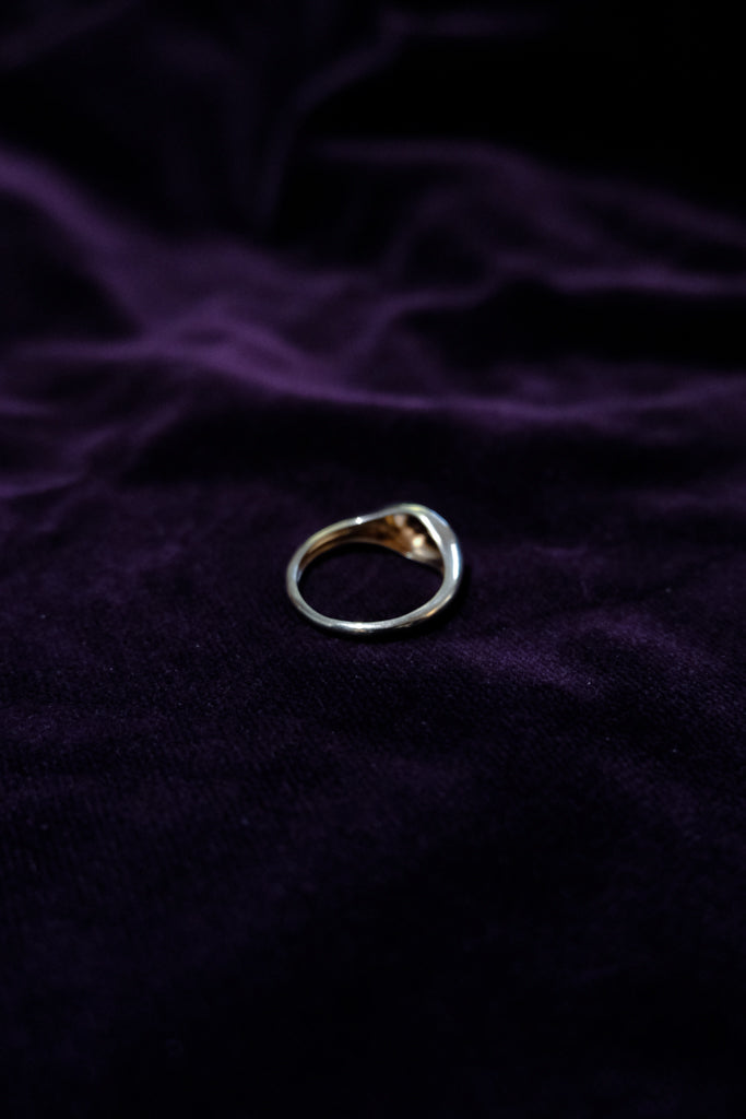 Silver Signet Ring (Circle) 7,10,11号