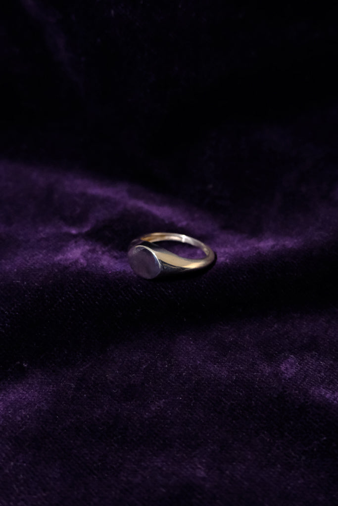 Silver Signet Ring (Circle) 7,10,11号