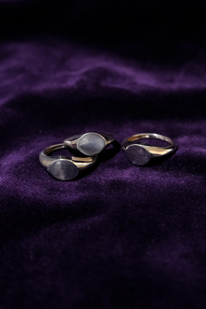 Silver Signet Ring (Circle) 7,10,11号