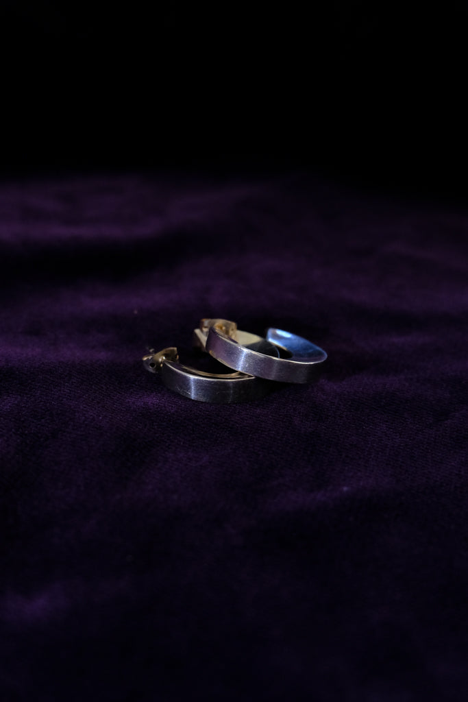 Silver Hoops