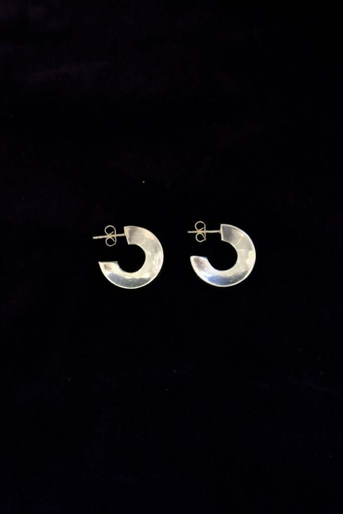 Silver Hoops